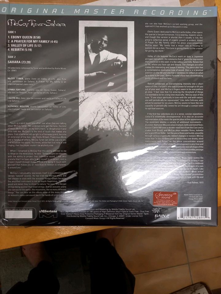 Schallplatte McCoy Tyner-Sahara in Stolpen