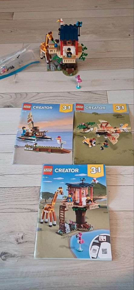 31116 Lego 3 in 1 Creater mit Giraffe Baumhaus etc in Hilden