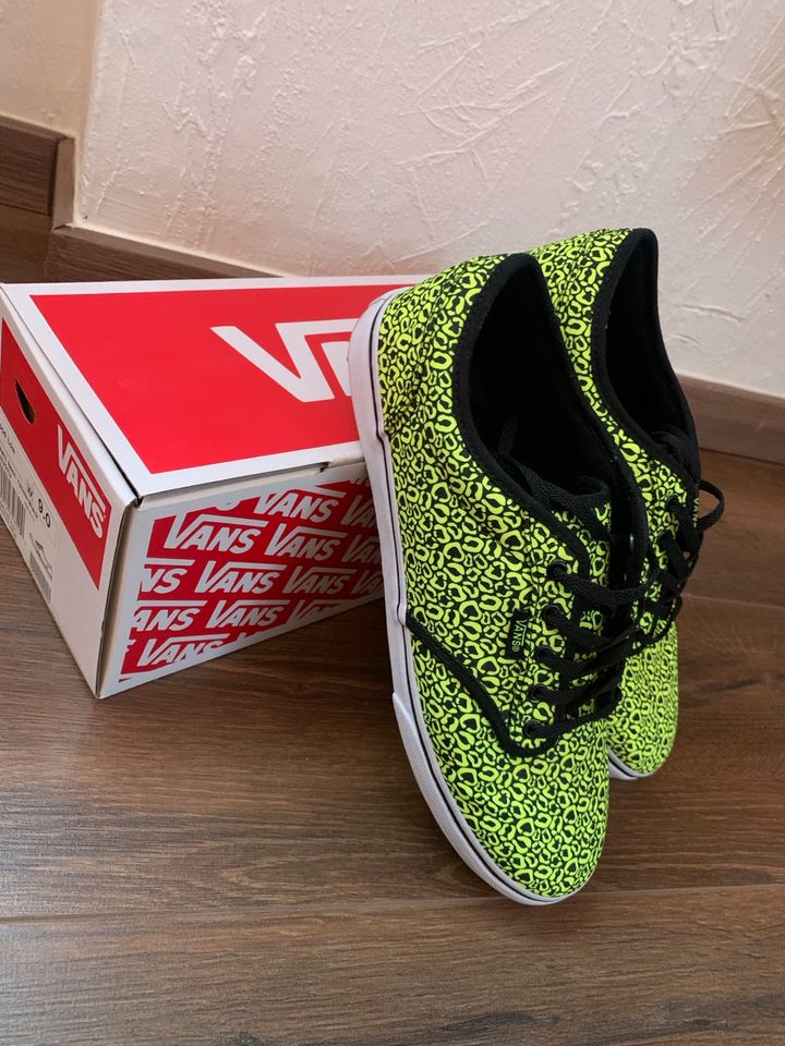 Sneaker Vans Atwood Low Damen  Cheetah neon yellow black Größe 40 in Homburg