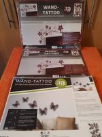 Wandtattoo 3D Lila/ grau 2x Blütenranke + 1x Schmetterlinge OVP Saarland - Sulzbach (Saar) Vorschau