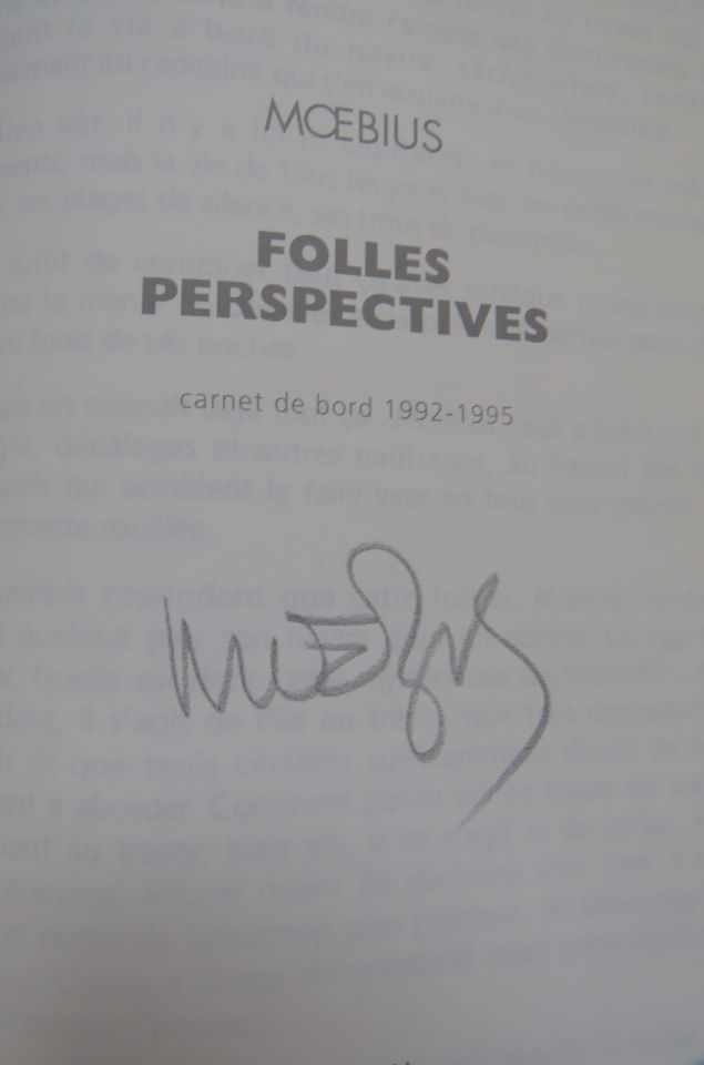 MOEBIUS "Folles perspectives" Stardom signiert in Stromberg