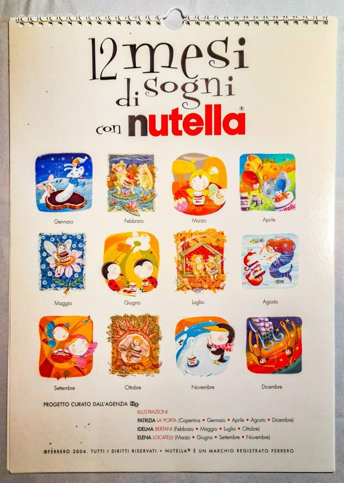 Nutella Kunst Kalender 2005 - TOP RAR in Markdorf