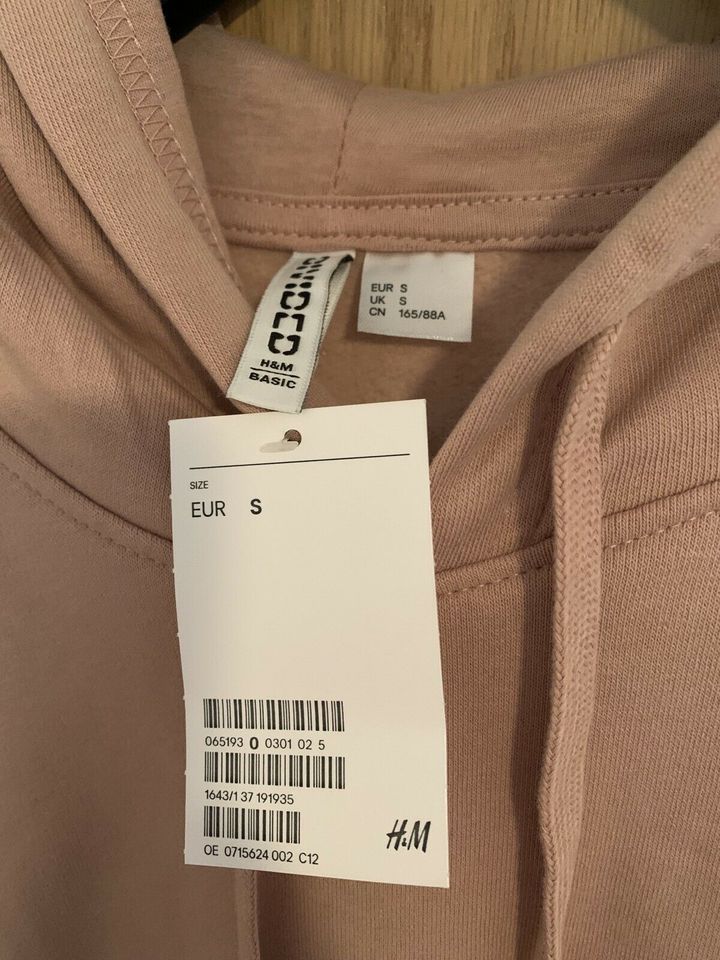 Pullover H&M rosa Gr. S Neu!! Mit Etikett!! in Hohenfurch