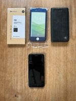 Verkaufe iPhone 7 mit 128GB in Schwarz mit Schutzhüllen Baden-Württemberg - Holzmaden Vorschau