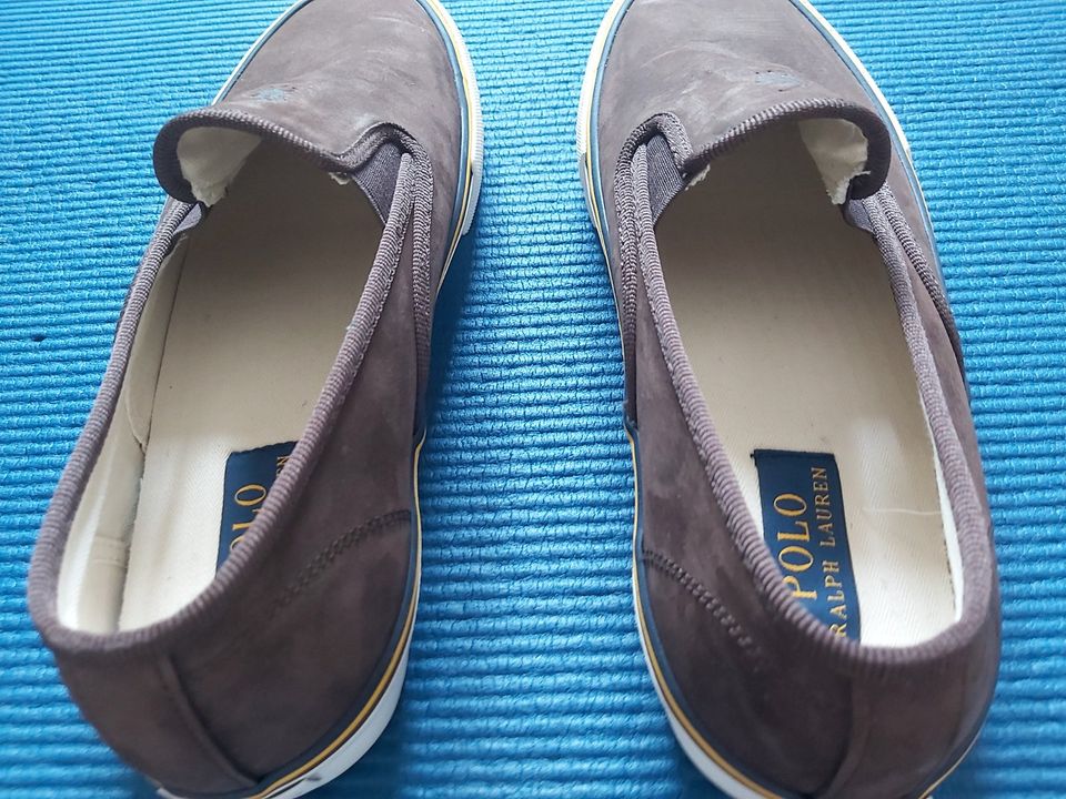 Polo Ralph Lauren Schuhe Slip on Mytton Silky Nubuck in Grafing bei München