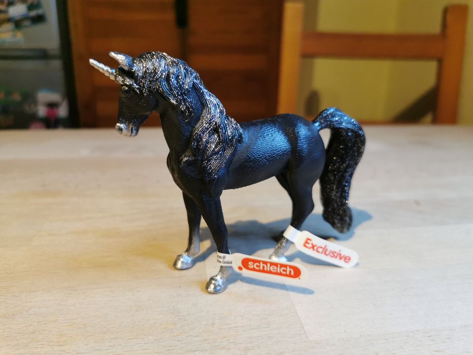 Schleich schwarzes Einhorn Exclusive Einhorn schwarz 72195 in Bad Gandersheim