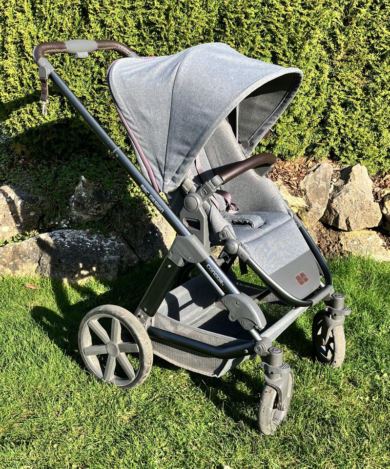 ABC Design Kinderwagen Kombi-Kinderwagen Condor 4 + Wickeltasche in Alfdorf