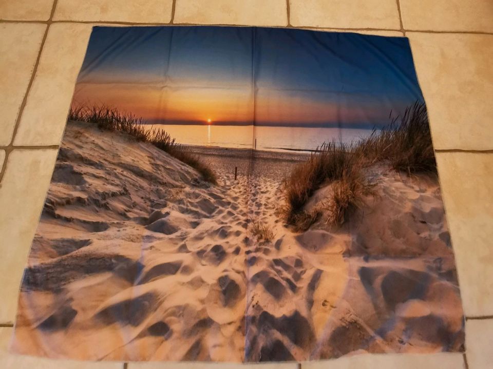 Neues Sehr schönes  Stoff Poster Strand in Wetter (Ruhr)