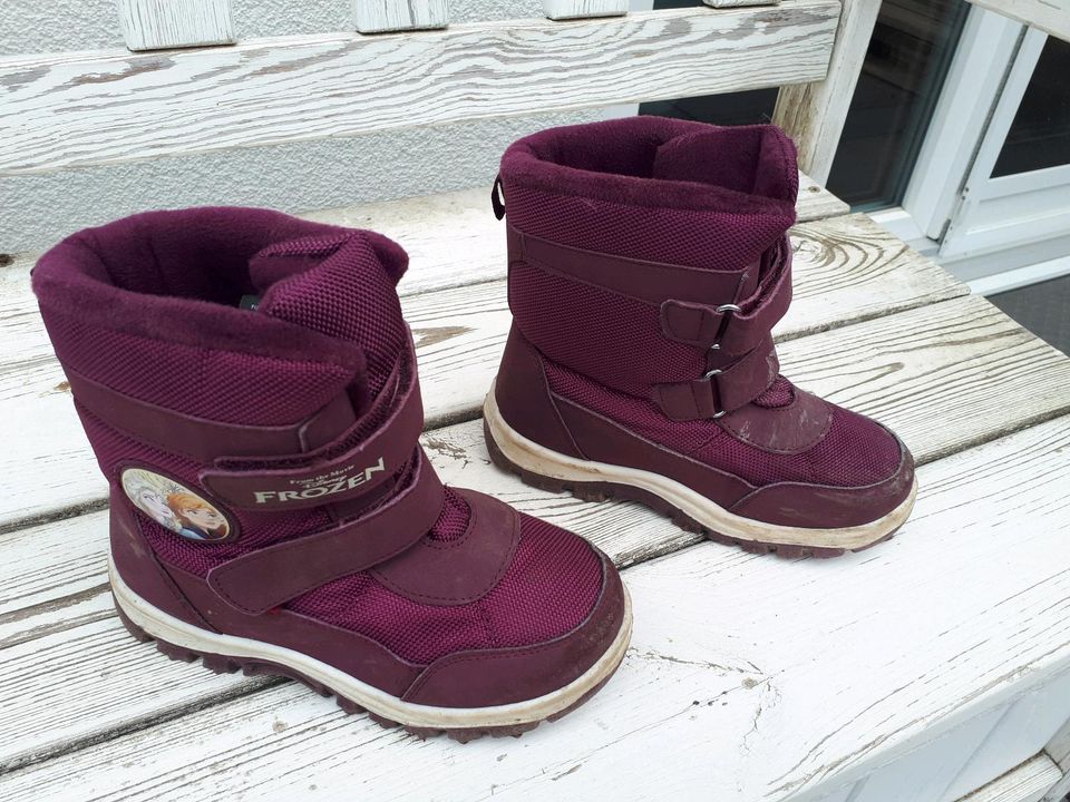 Winterstiefel Winterschuhe Kinder Frozen Eiskönigin Beere lila 30 in Ludwigshafen