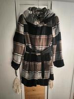 Taifun Mantel Gr. 38, mit Gürtel, Karo, braun, schwarz Bayern - Elchingen Vorschau