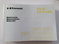 Original Kawasaki ER 6F ABS EX650 CA/DA Betriebsanleitung DE,GB.. München - Au-Haidhausen Vorschau