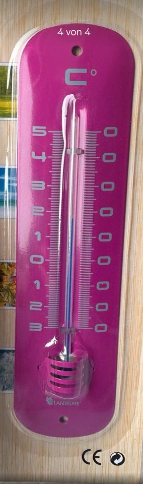 Thermometer Pink Metall in Schönberg (Holstein)