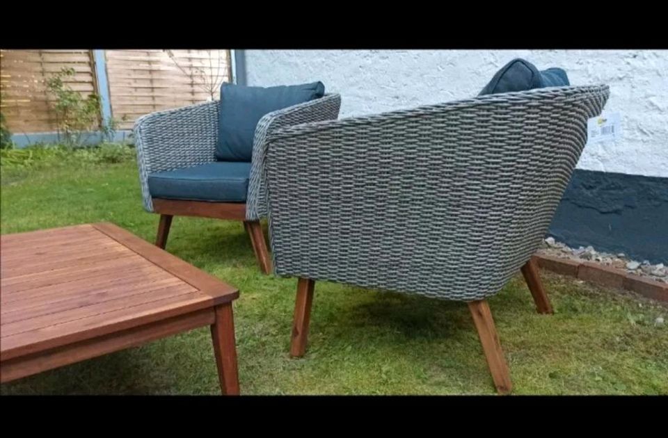 Garten Lounge - Set ( 2 Sessel + 1 Tisch) NEU in Schwerin