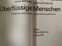 Foto Bildband überflüssige Menschen Walter Ballhause J.R. Becher Sachsen - Erlau Vorschau