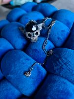 Swarovski Totenkopf Kette damenkette Berlin - Pankow Vorschau