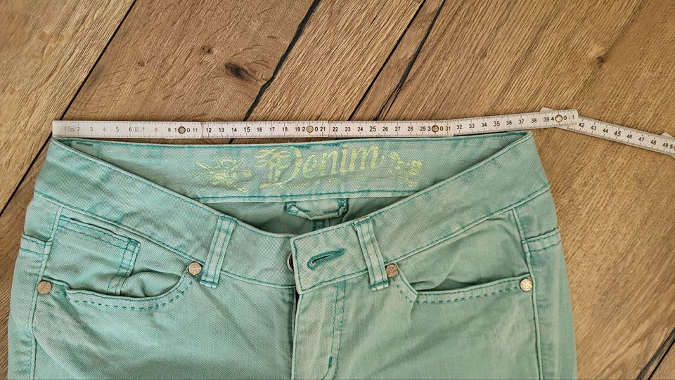 Tom Tailor Damen Jeans mintgrün Gr. 28/32 in Uelzen