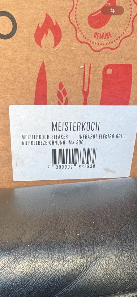 MEISTERKOCH INFRAROT ELEKTRO GRILL MK800 in Leuna