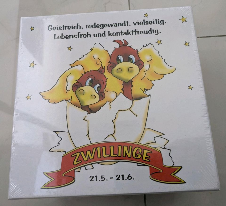 Sternzeichen Zwillinge Gesckenboxen Boxen-Set 6-teilig neu in Berlin