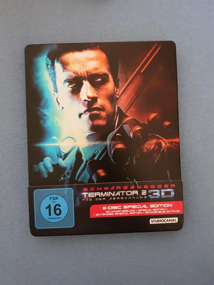 Terminator 3D + 2D Blu-ray Steelbook in Würzburg