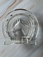 Hufeisen Aschenbecher aus Glas mit Pferd Rheinland-Pfalz - Dernbach Vorschau