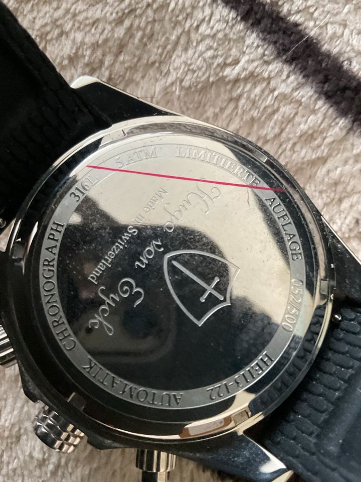 Hugo van Eyck Automatik Chronograph Aquarius ETA/Valjoux 7750 in Oranienbaum-Wörlitz