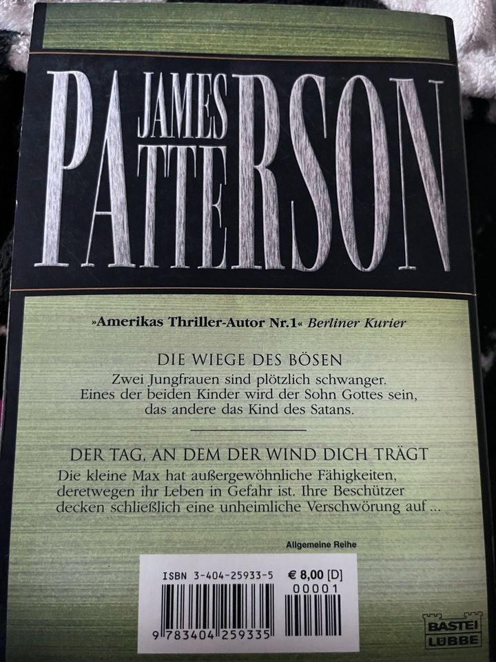 James Patterson die wiege des Bösen der Tag an dem der Wind dich in Bienenbüttel