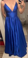 Abendkleid/Abiballkleid blau mit Schlitz Saarland - Merzig Vorschau