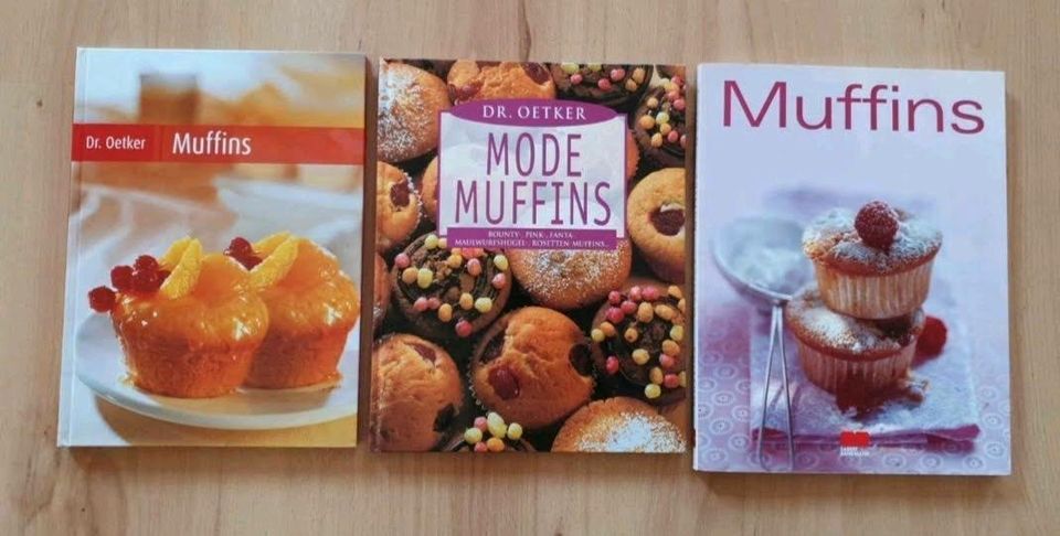Backbuch Dr. Oetker Mode Muffins u.a. - wie neu in Frankenberg (Eder)