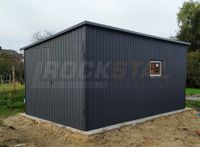 PREMIUM Garage Blechgarage 3x4 m Flachdach Blechgarage Lager Sachsen - Wittgensdorf Vorschau