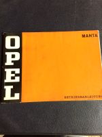 Opel Manta Betriebsanleitung Bedienungsanleitung Handbuch Osterfeld - Waldau Vorschau