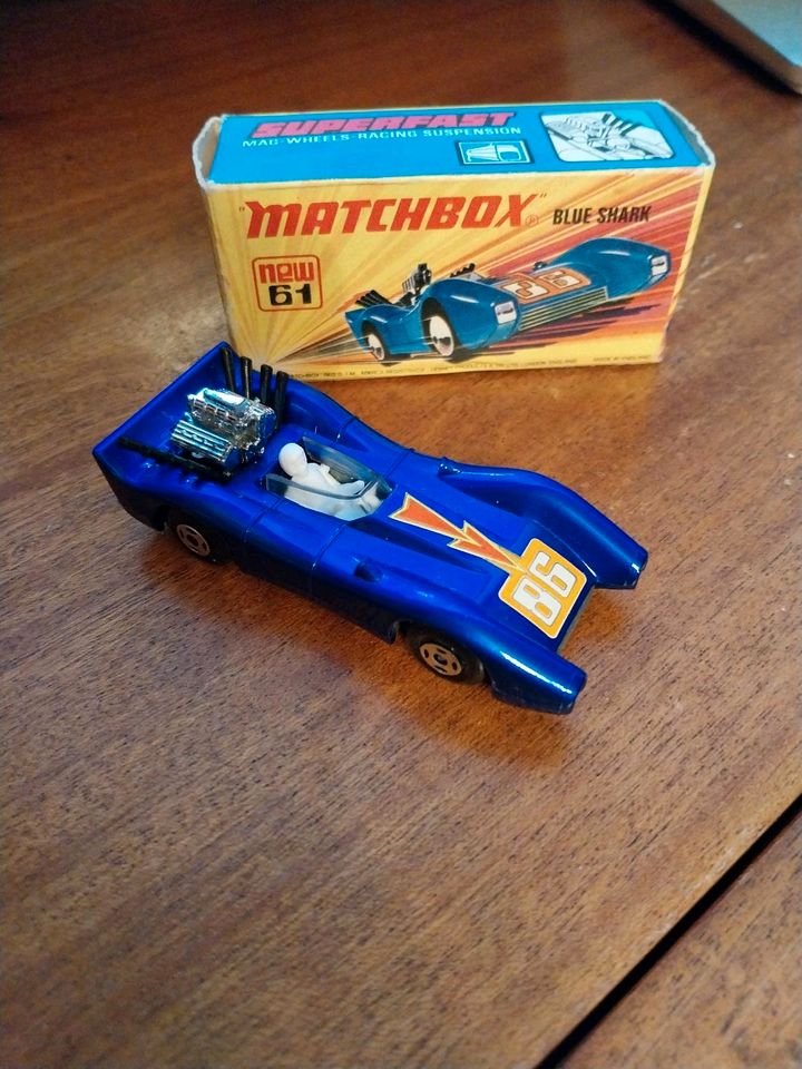 Matchbox Superfast Blue Shark N61 in Lichtenstein