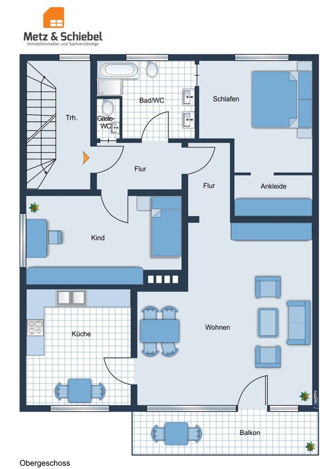 Wi-Breckenheim: 3 FH Doppelhaushälfte! Ruhige Lage!  2* 3-ZKB/B + 1*2-ZKB/B! Garage! Modernisiert! in Wiesbaden