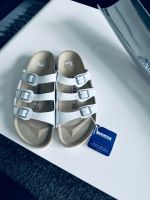 Birkenstock Sandalen Gr. 42 - ungetragen - mit 3 Riemen weiss Nordrhein-Westfalen - Krefeld Vorschau