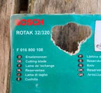 BOSCH Rotak 32/320 Schneidmesser Messer Rasenmäher NEU Nordrhein-Westfalen - Leverkusen Vorschau