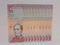 Banknoten Venezuela, 10 x 10 Bolivares, 2018, unzirkuliert Baden-Württemberg - Bad Krozingen Vorschau