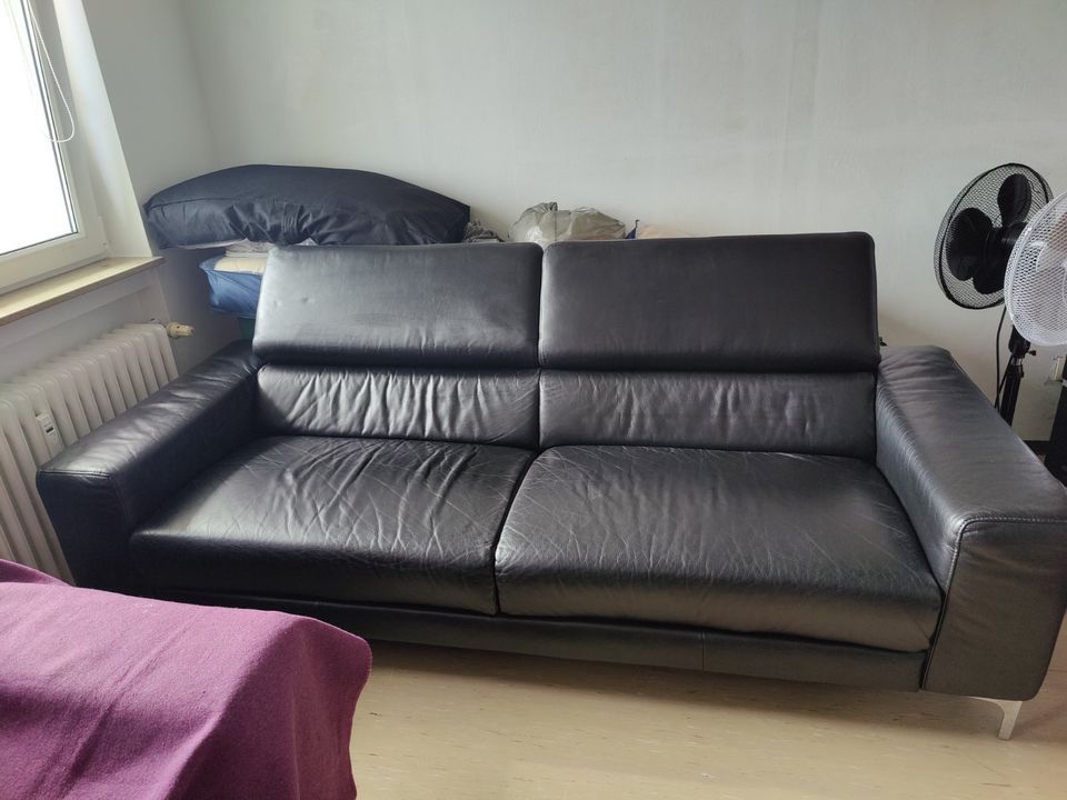 Rindleder Couch für 150€ in Bad Rodach