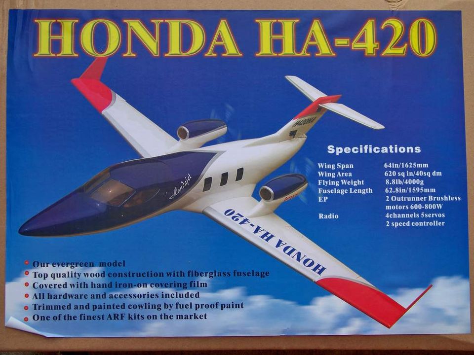 Suche Honda Ha-420 Jet wie Lear Jet - 160 cm Spannweite in Rodenbach