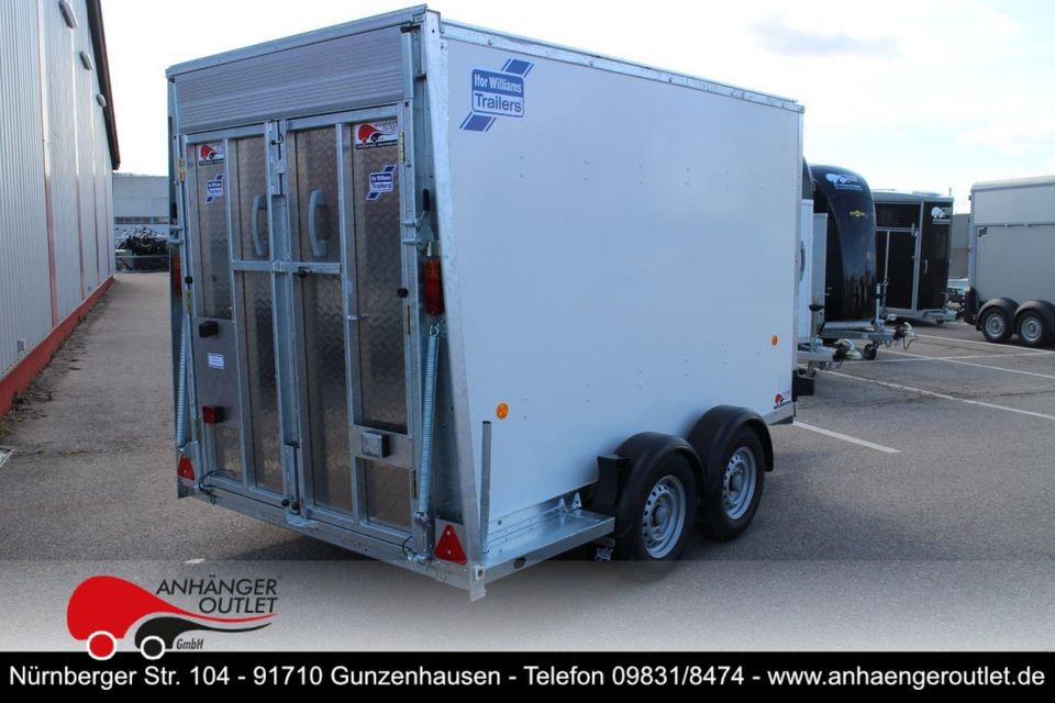 Ifor Williams BV105 Kofferanhänger mit Rampe-/Türe Lagerfahrzeug! in Gunzenhausen