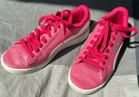 Puma Sneaker Gr. 37 pink Glitzer Turnschuhe Schleswig-Holstein - Krempermoor Vorschau