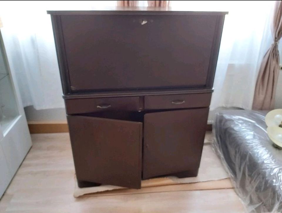 Wunderschöner Sekretär Schrank Schreibschrank antik retro 1945 in Bovenden