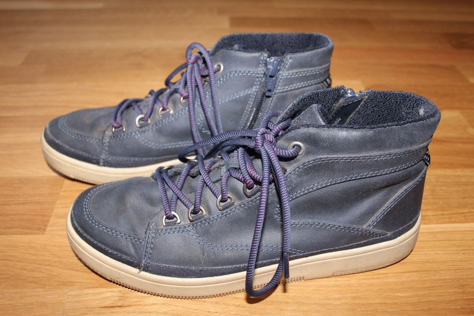 Esprit Halbschuhe Schuhe blau Leder Gr. 37 in Dortmund