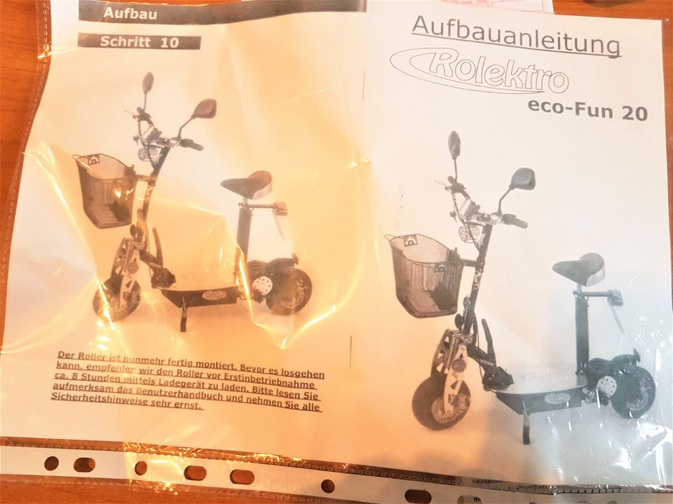"Rolektor eco-Fun 20" Scooter, aus der Ausstellung in Hamburg