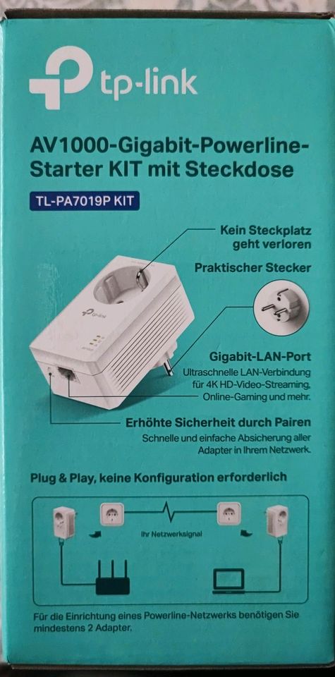 TP-Link Powerline Starter-Kit mit Steckdose in Hessen - Liederbach |  Netzwerk & Modem gebraucht kaufen | eBay Kleinanzeigen ist jetzt  Kleinanzeigen