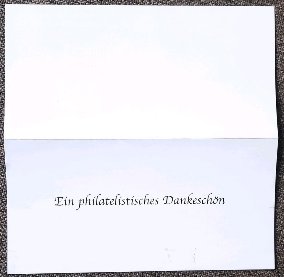 Ein philatelistisches Dankeschön in Mommenheim