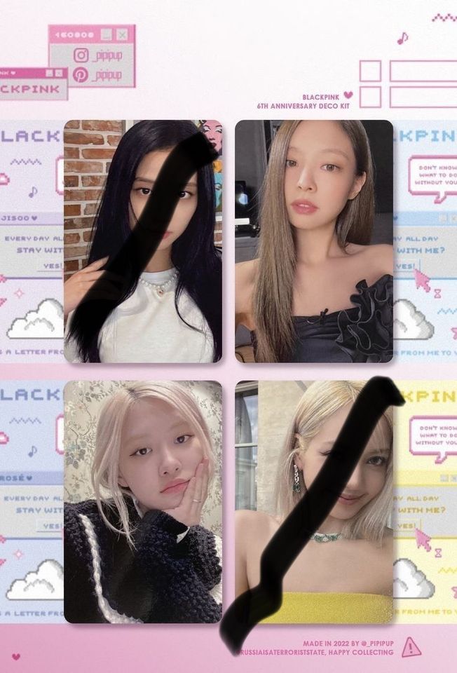 blackpink wtt ot5 wishlist wünschliste wl jennie jisoo rose lisa in Stuttgart