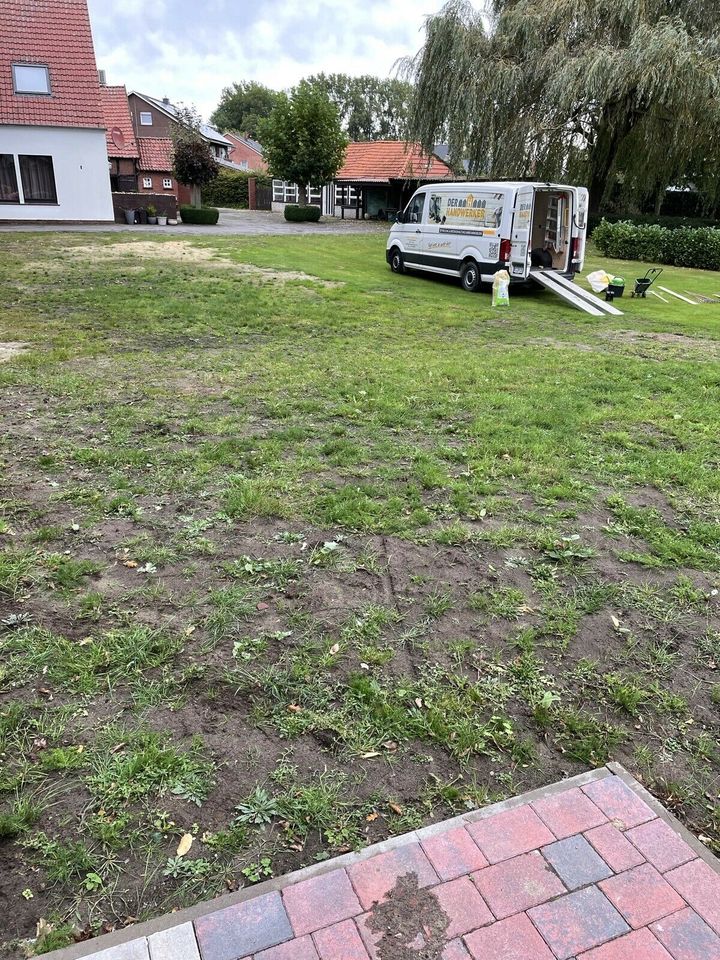 Rasen erneuern Umkehrfräse Traktor Garten in Lohne (Oldenburg)