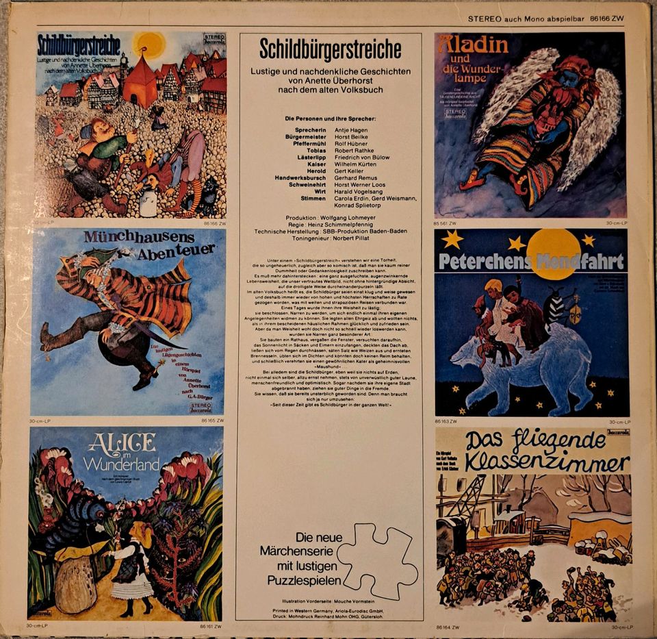 Schallplatte Schildbürgerstreiche Vinyl in Offenbach