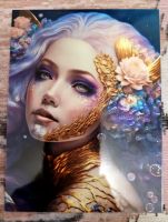 Diamond Painting Bild Fantasy Frau Gesicht runde Steine 30x40 NEU Nordrhein-Westfalen - Solingen Vorschau