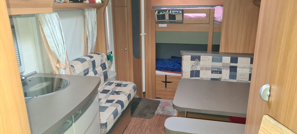 Hobby Deluxe Wohnwagen mieten bis 5 Personen Vermietung aus Pirna in Pirna