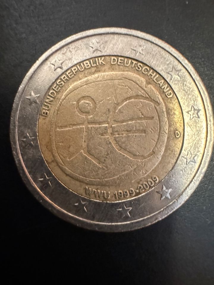 2€ Münze Strichmännchen(D) WWU 1999-2009 mit in Chemnitz